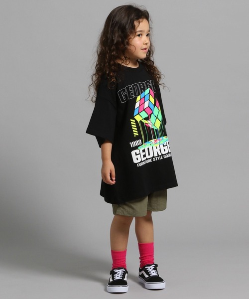 GEORGE'S（ジョージズ）の「【KIDS】ナイロンポケットカラーショートパンツ（その他パンツ・キッズ・ネイビー/カーキ・130/110/150）」の5枚目の写真