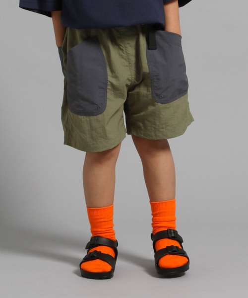 GEORGE'S（ジョージズ）の「【KIDS】ナイロンポケットカラーショートパンツ（その他パンツ・キッズ・ネイビー/カーキ・130/110/150）」の9枚目の写真