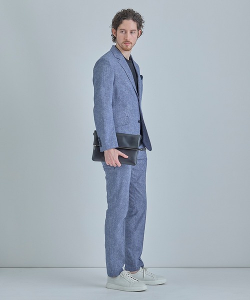 MEN'S BIGI(メンズビギ)の「【MODELLO/モデロ】GORETEX 別注 レザースニーカー<防水・抗菌・抗ウイルス加工・抗カビ・防臭・消臭>(スニーカー・メンズ・ホワイト/ブラック・01/03/02)」の3枚目の写真