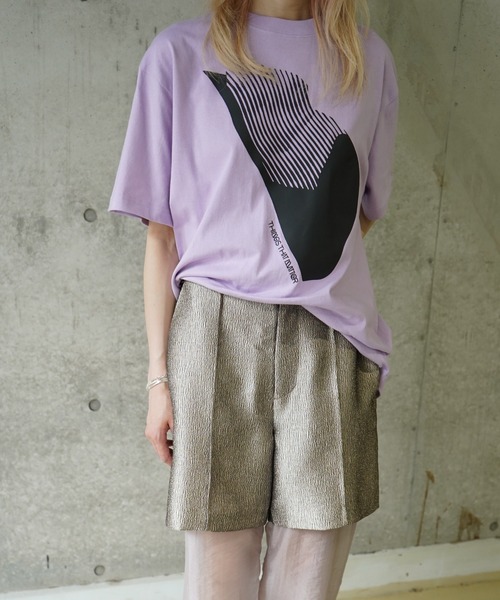 THINGS THAT MATTER（シングス ザット マター）の「AICON × T-SHIRT / アイコンTシャツ（Tシャツ/カットソー・レディース・パープル/ホワイト/オレンジ・1/2）」の12枚目の写真