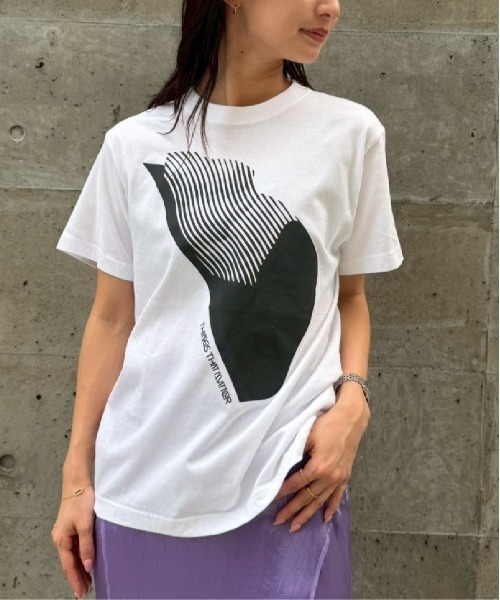 THINGS THAT MATTER(シングス ザット マター)の「AICON × T-SHIRT / アイコンTシャツ(Tシャツ/カットソー・レディース・パープル/ホワイト/オレンジ・1/2)」の11枚目の写真
