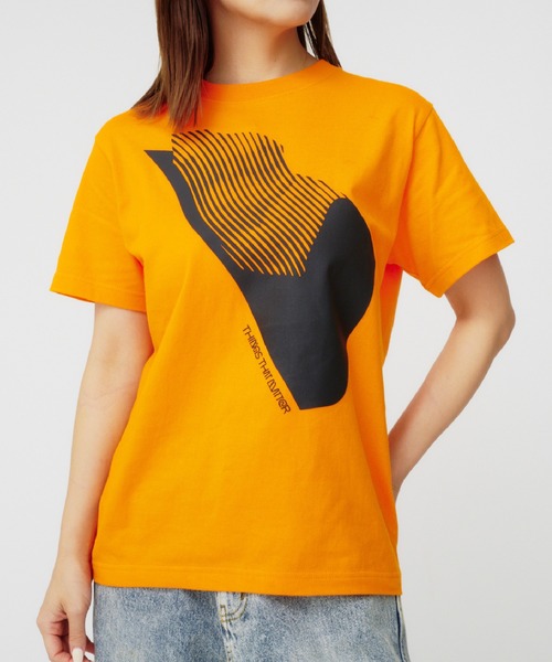 THINGS THAT MATTER(シングス ザット マター)の「AICON × T-SHIRT / アイコンTシャツ(Tシャツ/カットソー・レディース・パープル/ホワイト/オレンジ・1/2)」の14枚目の写真