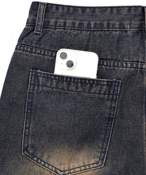 SILVER BULLET(シルバーバレット)の「『CavariA/キャバリア』ワイドパンツ(デニムパンツ・メンズ・ブルー・L/M)」の17枚目の写真