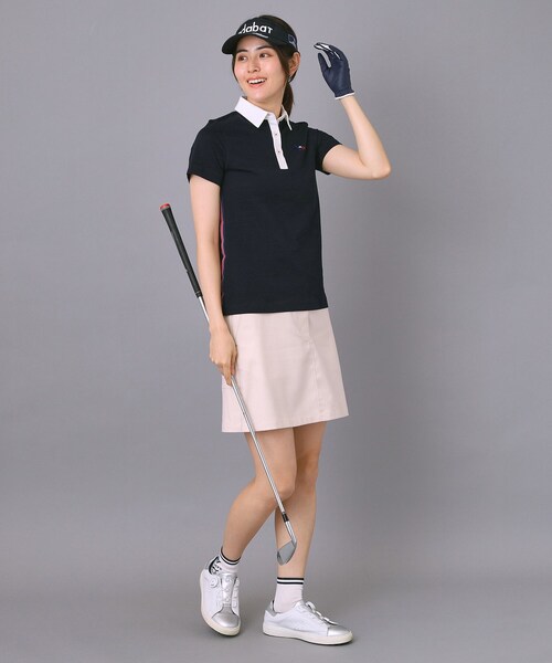 adabat（アダバット）の「【ADABAT NAVY】吸水速乾 サッカーポロシャツ（ポロシャツ・レディース・ネイビー/ネイビー系2・42/40/38/36）」の6枚目の写真