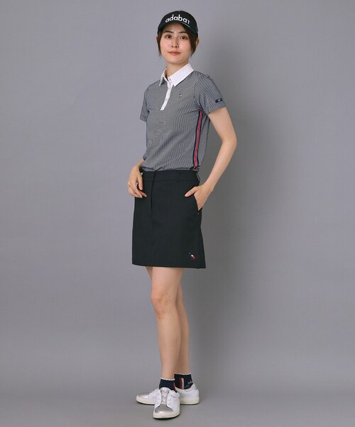 アダバット（adabat）/【ADABAT NAVY】吸水速乾 サッカーポロシャツ セール】【ADABAT NAVY】吸水速乾 サッカーポロシャツ（ポロシャツ