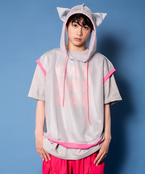 MILKBOY(ミルクボーイ)の「CAT イヤーメッシュ ベスト(ベスト・メンズ・B/C/A・FREE)」の17枚目の写真