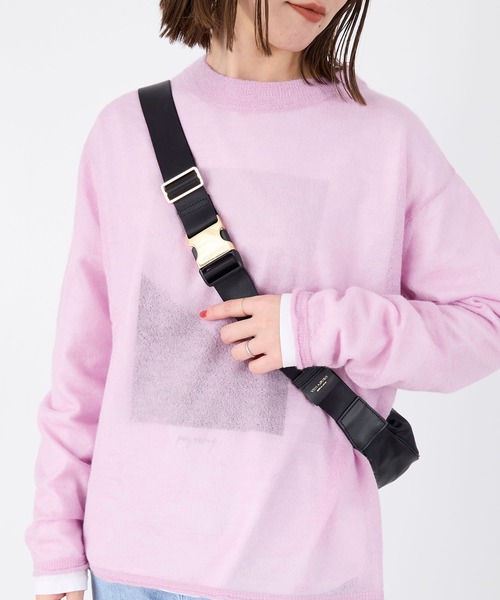 VIOLAd'ORO（ヴィオラドーロ）の「【VIOLAd'ORO】ナイロンボディバッグ-BIANCA Nylon bag（ボディバッグ/ウエストポーチ・レディース・ダークブラウン/ブラック・FREE）」の9枚目の写真