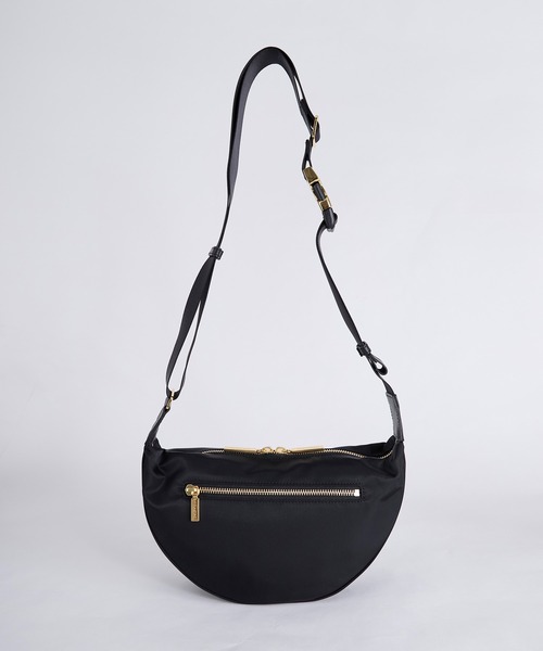 VIOLAd'ORO（ヴィオラドーロ）の「【VIOLAd'ORO】ナイロンボディバッグ-BIANCA Nylon bag（ボディバッグ/ウエストポーチ・レディース・ダークブラウン/ブラック・FREE）」の15枚目の写真