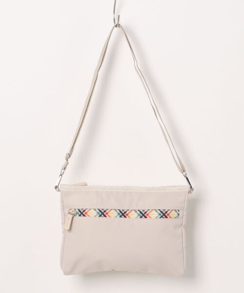 Arnold Palmer（アーノルドパーマー）の「パーマーチェックファスナー サコッシュ（ショルダーバッグ・レディース・ネイビー/ベージュ・F）」の10枚目の写真