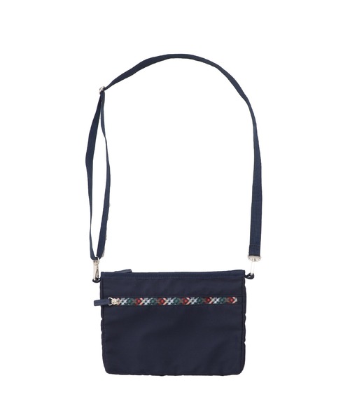 Arnold Palmer（アーノルドパーマー）の「パーマーチェックファスナー サコッシュ（ショルダーバッグ・レディース・ネイビー/ベージュ・F）」の19枚目の写真