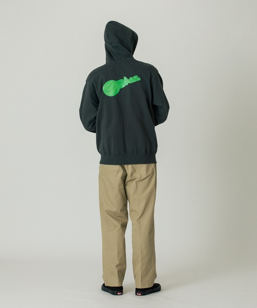 SILAS(サイラス)の「KEY ZIP HOODIE(パーカー・メンズ・チャコール/ブラック/グリーン・XL/L/M)」の14枚目の写真