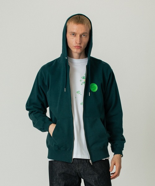SILAS(サイラス)の「KEY ZIP HOODIE(パーカー・メンズ・チャコール/ブラック/グリーン・XL/L/M)」の22枚目の写真
