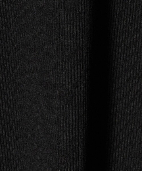 ATON（エイトン）の「＜ATON＞リブ ロングスリーブ Tシャツ（Tシャツ/カットソー・レディース・ブラック/ホワイト・02）」の6枚目の写真