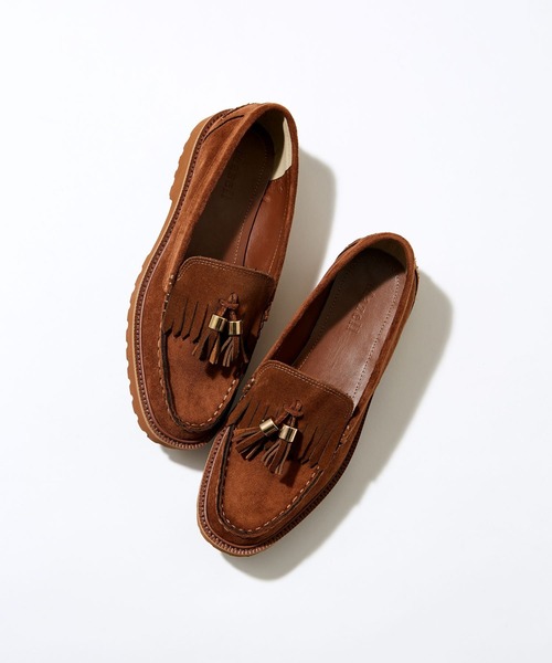 BARNYARDSTORM【Mazell】スエードタッセルローファー BARNYARDSTORM / スエードタッセルローファー【Mazell】【WEB限定