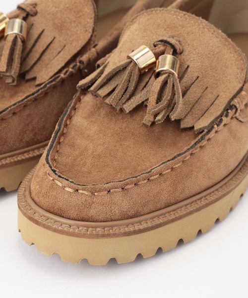 BARNYARDSTORM【Mazell】スエードタッセルローファー BARNYARDSTORM / スエードタッセルローファー【Mazell】【WEB限定