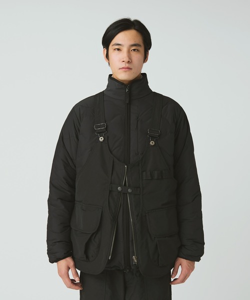 Snow Peak(スノーピーク)の「Snow Peak / TAKIBI Ripstop Vest TAKIBIリップストップ ベスト(ベスト・メンズ・ブラック/オリーブ・M/S/L)」の2枚目の写真