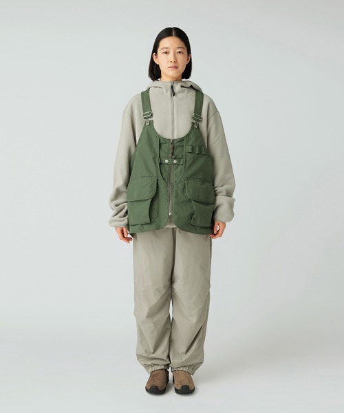 Snow Peak(スノーピーク)の「Snow Peak / TAKIBI Ripstop Vest TAKIBIリップストップ ベスト(ベスト・メンズ・ブラック/オリーブ・M/S/L)」の3枚目の写真