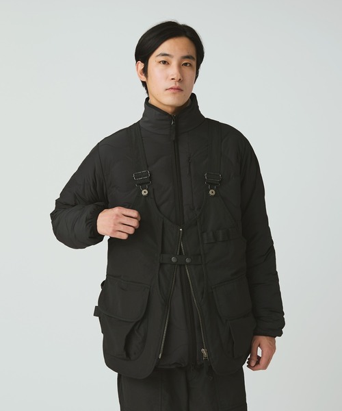 Snow Peak(スノーピーク)の「Snow Peak / TAKIBI Ripstop Vest TAKIBIリップストップ ベスト(ベスト・メンズ・ブラック/オリーブ・M/S/L)」の6枚目の写真