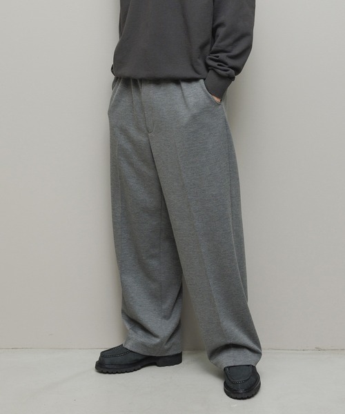 BAL（バル）の「BAL / FARAH WASHABLE WOOL WIDE TAPERED EASY PANT（その他パンツ・メンズ・グレー/クリーム/ブラック・36inch/34inch/32inch/30inch）」の12枚目の写真