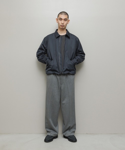 BAL（バル）の「BAL / FARAH WASHABLE WOOL WIDE TAPERED EASY PANT（その他パンツ・メンズ・グレー/クリーム/ブラック・36inch/34inch/32inch/30inch）」の4枚目の写真