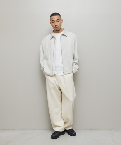 BAL（バル）の「BAL / FARAH WASHABLE WOOL WIDE TAPERED EASY PANT（その他パンツ・メンズ・グレー/クリーム/ブラック・36inch/34inch/32inch/30inch）」の6枚目の写真