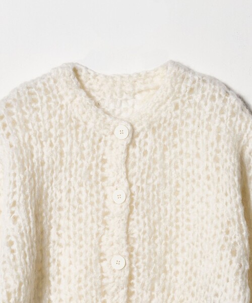 AEWEN MATOPH（イウエン マトフ）の「＜AEWEN MATOPH＞ジャンボタム2WAY カーディガン（カーディガン/ボレロ・レディース・オフホワイト/ダークブラウン/コバルトブルー・FREE）」の6枚目の写真