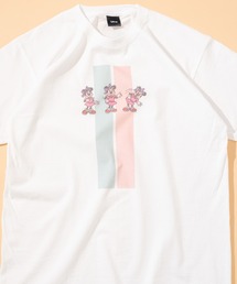 【Disney】レトロ「ミニー」プリントTシャツ/半袖/ディズニー/ミニーマウス