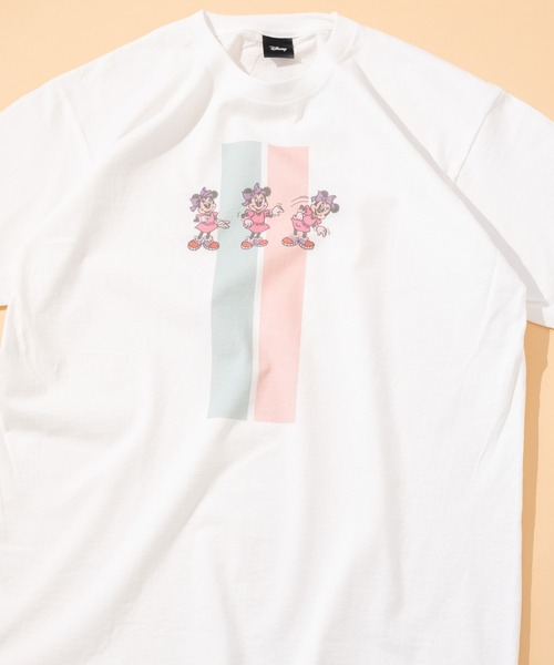 Disney(ディズニー)の「【Disney】レトロ「ミニー」プリントTシャツ/半袖/ディズニー/ミニーマウス(Tシャツ/カットソー・レディース・ホワイト・MEDIUM/LARGE/X-LARGE)」の9枚目の写真