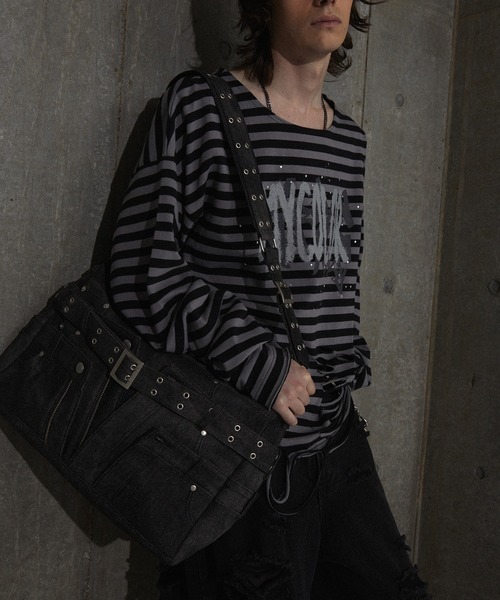 GRANCY】Crazy layered denim pants design shoulder bag / クレイジー