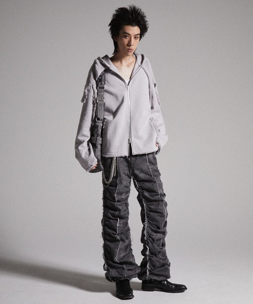 GRANCY】Crazy layered denim pants design shoulder bag / クレイジー