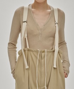 Henleyneck Knit Rompers（ニット/セーター）｜TODAYFUL（トゥデイフル