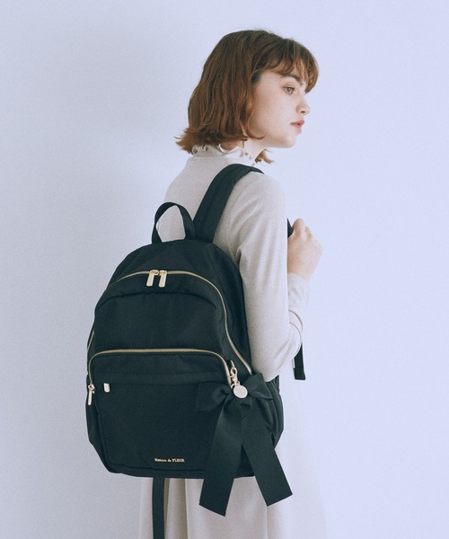 Maison de FLEUR リュック Maison de FLEUR 「Maison FLEUR」 リュック FREE ブラック