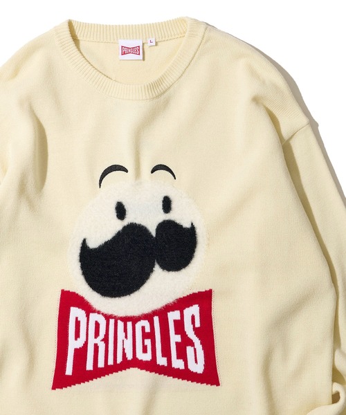 ぷりんぐる セール】【PRINGLES / プリングルズ】ジャガードクルーネックニット