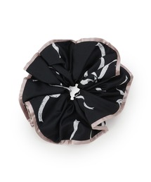 WILLSELECTION | リボンプリントパイピングシュシュ(その他ヘアアクセサリー)