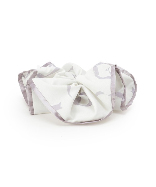 WILLSELECTION(ウィルセレクション)の「リボンプリントパイピングシュシュ(その他ヘアアクセサリー・レディース・ピンク/ブラック/オフホワイト・FREE)」の7枚目の写真