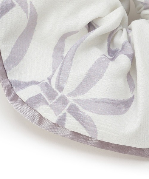 WILLSELECTION(ウィルセレクション)の「リボンプリントパイピングシュシュ(その他ヘアアクセサリー・レディース・ピンク/ブラック/オフホワイト・FREE)」の8枚目の写真