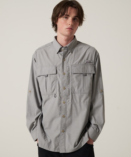 Eddie Bauer(エディーバウアー)の「ガイド 長袖 シャツ(シャツ/ブラウス・メンズ・コバルトブルー/スモークピンク/チャコール・S/M/L/XL/XXL)」の1枚目の写真