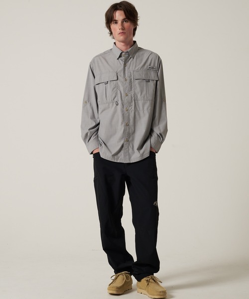 Eddie Bauer(エディーバウアー)の「ガイド 長袖 シャツ(シャツ/ブラウス・メンズ・コバルトブルー/スモークピンク/チャコール・S/M/L/XL/XXL)」の4枚目の写真
