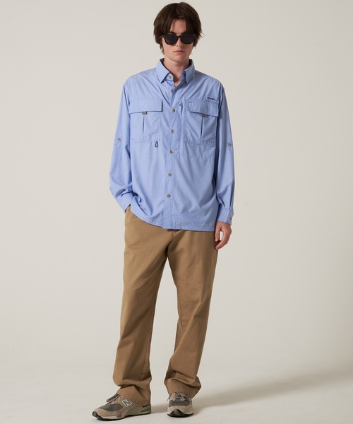 Eddie Bauer(エディーバウアー)の「ガイド 長袖 シャツ(シャツ/ブラウス・メンズ・コバルトブルー/スモークピンク/チャコール・S/M/L/XL/XXL)」の5枚目の写真