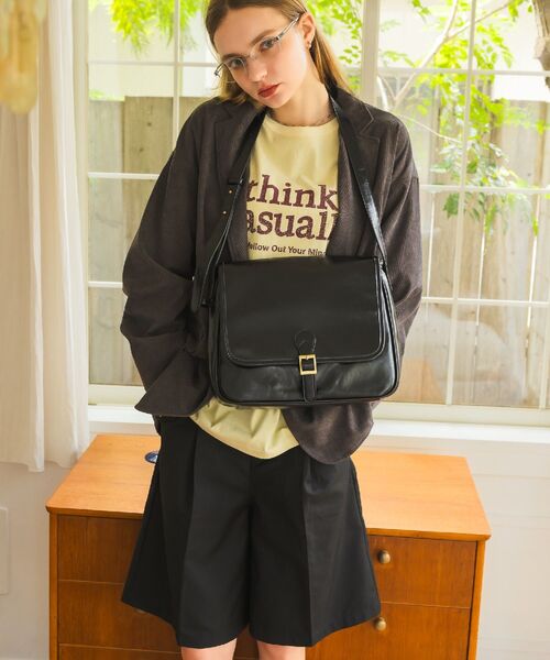 RETRO GIRL（レトロガール）の「タックバミューダPT（その他パンツ・レディース・ベージュ/ブラック/チャコールグレー・FREE）」の6枚目の写真