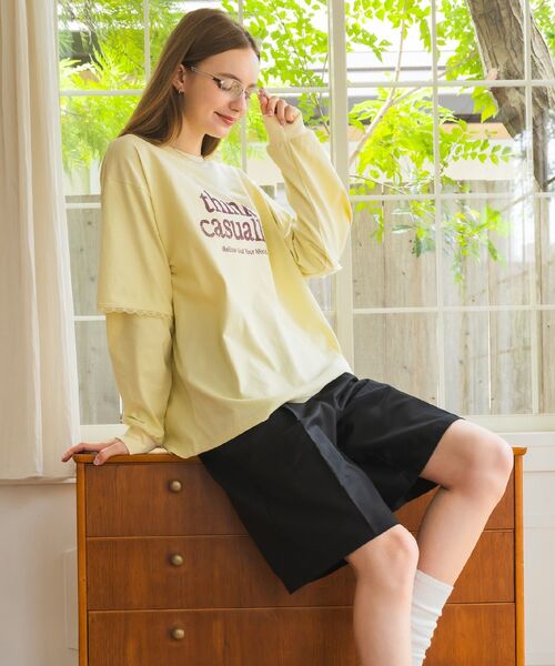 RETRO GIRL（レトロガール）の「タックバミューダPT（その他パンツ・レディース・ベージュ/ブラック/チャコールグレー・FREE）」の11枚目の写真