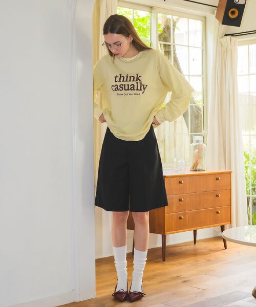 RETRO GIRL（レトロガール）の「タックバミューダPT（その他パンツ・レディース・ベージュ/ブラック/チャコールグレー・FREE）」の12枚目の写真