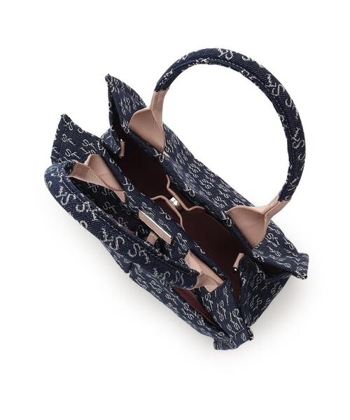 Samantha Thavasa(サマンサタバサ)の「Denim ST Jacquard Ⅱ ハンドバッグ(ハンドバッグ・レディース・イエロー/ネイビー/ピンク・FREE)」の6枚目の写真