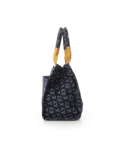 Samantha Thavasa(サマンサタバサ)の「Denim ST Jacquard Ⅱ ハンドバッグ(ハンドバッグ・レディース・イエロー/ネイビー/ピンク・FREE)」の10枚目の写真