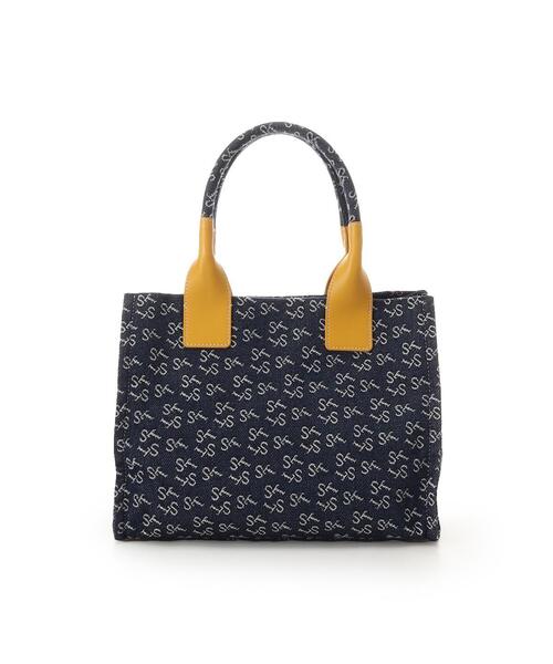Samantha Thavasa(サマンサタバサ)の「Denim ST Jacquard Ⅱ ハンドバッグ(ハンドバッグ・レディース・イエロー/ネイビー/ピンク・FREE)」の11枚目の写真