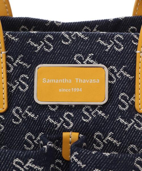 Samantha Thavasa(サマンサタバサ)の「Denim ST Jacquard Ⅱ ハンドバッグ(ハンドバッグ・レディース・イエロー/ネイビー/ピンク・FREE)」の14枚目の写真