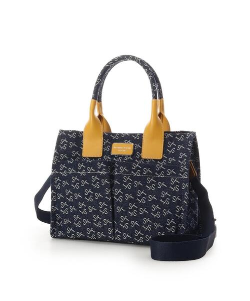 Samantha Thavasa(サマンサタバサ)の「Denim ST Jacquard Ⅱ ハンドバッグ(ハンドバッグ・レディース・イエロー/ネイビー/ピンク・FREE)」の15枚目の写真