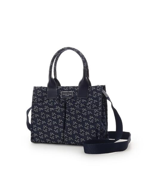 Samantha Thavasa(サマンサタバサ)の「Denim ST Jacquard Ⅱ ハンドバッグ(ハンドバッグ・レディース・イエロー/ネイビー/ピンク・FREE)」の21枚目の写真