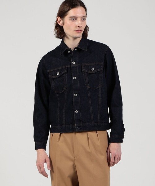 EDWIN（エドウィン）の「【別注】EDWIN ONE WASHED デニムジャケット（デニムジャケット・メンズ・ネイビー・S/M）」の2枚目の写真