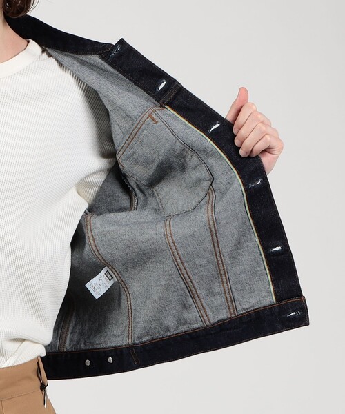 EDWIN（エドウィン）の「【別注】EDWIN ONE WASHED デニムジャケット（デニムジャケット・メンズ・ネイビー・S/M）」の6枚目の写真